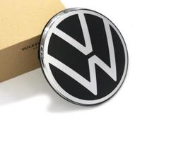 VW emblema juoda chromuota (blizgi) originali 760853601EDPJ