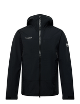 Mammut - Alto Guide Hs Hooded Jacket Men - Sportinė lauko striukė - Juoda