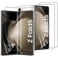 Samsung Galaxy Z FOLD 5 Plastikinis Ekrano Apsaugos [2 Pakelis] Atsparus Įbrėžimams Ultra Plonas Phonillico®