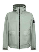 Stone Island - Membrana 3L Tc Hooded Jacket - Lengva striukė - Žalia