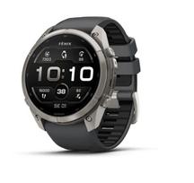Išmanusis laikrodis fenix 9 Pro – 51mm, Titanium with Graphite/Black Silicone Band