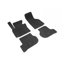 Guminiai kilimėliai SKODA Octavia II 2004-2013m. (, oval clips)