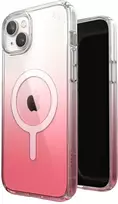 Speck Presidio Perfect-Clear + Ombre + MagSafe - dėklas skirtas Apple iPhone 15 Plus / 14 Plus su MICROBAN coating Clear / Vintage Rose Fade
