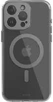 Moshi iGlaze MagSafe - dėklas skirtas Apple iPhone 15 Pro Max Meteorite Gray