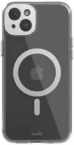 Moshi iGlaze MagSafe - dėklas skirtas Apple iPhone 15 Plus Luna Sidabrinis