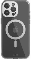 Moshi iGlaze MagSafe - dėklas skirtas Apple iPhone 15 Pro Max Luna Sidabrinis