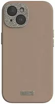 Moshi Napa MagSafe - Leather dėklas skirtas Apple iPhone 15 Woodsmoke Brown