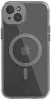 Moshi iGlaze MagSafe - dėklas skirtas Apple iPhone 15 Plus Meteorite Gray