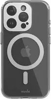 Moshi iGlaze MagSafe - dėklas skirtas Apple iPhone 15 Pro Luna Sidabrinis
