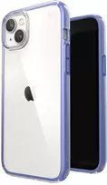 Speck Presidio Perfect-Clear with Impact Geometry - dėklas skirtas Apple iPhone 15 Plus/ 14 Plus with MICROBAN coating Clear / Grounded Violetinė
