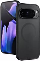 Dėklas Google Pixel 9 Pro Crong Hybrid Matte Magnetic, juodas