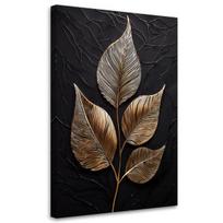 Paveikslas Ant Drobės, Leaf Glamour Minimalizmas