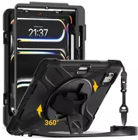Dėklas Crong Defender Plus iPad Pro 11" M5 / M4, juodas