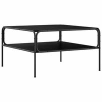 vidaXL Šoninis stalas Juodojo ąžuolo 100 x 50 x 46 cm Apdirbta mediena