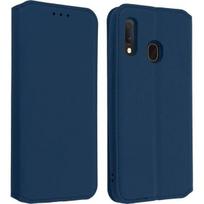 Išmaniojo telefono dėklas - Samsung - Galaxy A20e - Eko-oda - Vaizdo palaikymas - Tamsiai mėlyna