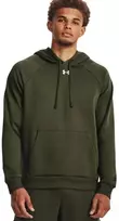 Vyriškas džemperis su gobtuvu Under Armour Rival Fleece, alyvuogių spalvos