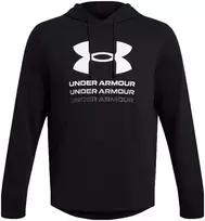 Vyriškas džemperis su gobtuvu Under Armour Rival Terry Graphic, juodas