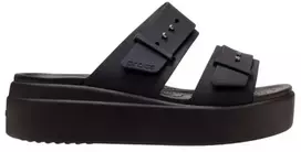 Moteriškos šlepetės Crocs Brooklyn Low, juodos