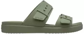 Moteriškos šlepetės Crocs Brooklyn Buckle Low, žalios, 38–39