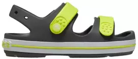 Vaikiškos basutės Crocs Crocband Cruiser, grafito ir geltonos spalvos