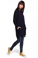 Oversize megztinis su šoninėmis iškirptėmis BeWear