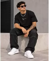 Vyriški marškinėliai Karl Kani Signature Tee, juodi