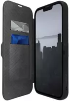 Atverčiamas dėklas iPhone 14 Plus, juodas X-Doria Raptic Urban Folio