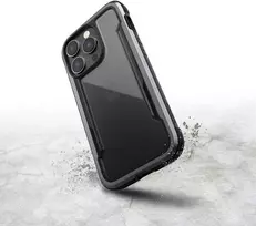 Dėklas iPhone 14 Pro, juodas, X-Doria Raptic Shield