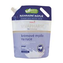 VIVAPHARM rankų muilas su ožkos pienu, ECO PAKUOTĖ, 1 l