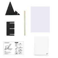 Optinė piešimo lenta permatoma tapybos lenta stovas vaikams pradedantiesiems lengvas apvedžiojimo eskizavimo įrankis DIY šviesos kopijavimo bloknotas 1 Set white
