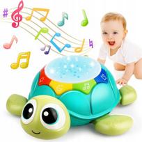 Interaktyvus vėžliukas su muzika ir žvaigždžių projekcija