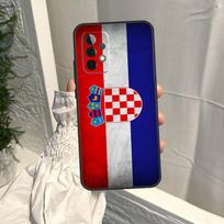 Kroatijos vėliavos dėklas, skirtas Samsung Galaxy A56 A36 A16 A06 A54 A34 A14 A13 A53 A12 A22 A32 A52 A35 A15 A55 A17 For Samsung A17