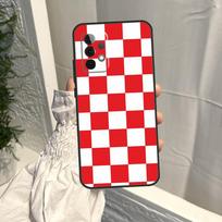 Kroatijos vėliavos dėklas, skirtas Samsung Galaxy A56 A36 A16 A06 A54 A34 A14 A13 A53 A12 A22 A32 A52 A35 A15 A55 A17 For Samsung A34 5G red