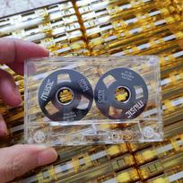 Dvipusė metalinė maža anga kasetinė juosta retro tuščia garso juosta tipas rankų darbo ritė į ritę kasetinės juostos A4