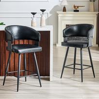 Modern upholstered dining chair with backrest and armrests, minimalist restaurant chair for home, kitchen, hotel, showroom, mid-century style 46 x 47 x 94.5 cm juoda