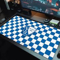 VfL Bochum 1848 Mouse Pad Large Gaming Table Cushion Non-slip Laptop Tablet Big Mousepad XXL Mat Mini PC Playmat With Lock edge_xia 30cmx60cm(11.8x23.6inch) blue