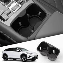 For BYD Sealion 7 2024 2025 Armrest Storage Box Cup Holder Central Control Storage Sundries Box Car Interior Accessories Protective Mats gray