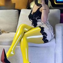 1 vnt. Didelio dydžio elegantiškos prigludusios pėdkelnės moterims Seksualios blizgios permatomos aliejinės pėdkelnės moterims Helovino kostiumas Leginsai Kojinės One Size geltona