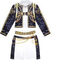 Mergaitės Vaikai Kpop Demonų Medžiotojas Cosplay Rumi Zoey Mira Cosplay Kostiumų Rinkinys 3D Spaudinys Vaikas Scenos Pasirodymo Drabužiai Helovino Vakarėlis 140 beige