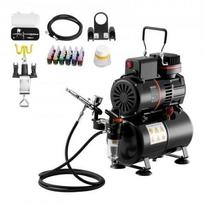 Aerozolio rinkinys, 1/6 HP kompresorius, 3 l resiveris, priedai