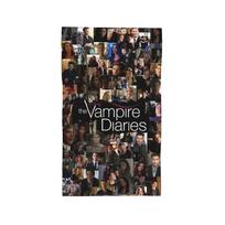 Vampyrų dienoraščiai Damonas Salvatore Minkštas veido rankšluostis Greitai džiūstantis Baseino vonios medvilniniai rankšluosčiai Kvėpuojantys W30*H60(CM) black
