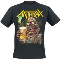 Lapkričio Anthrax Marškinėliai Vyrams Moterims Metalinis Roko Grupės Grafinis T-shirt 100% Medvilnė Vasaros Gatvės Apranga Viršus S brown