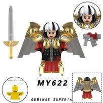 New movie cartoon character building blocks cartoon action doll model war angel extraordinary warrior mini doll model toy gift