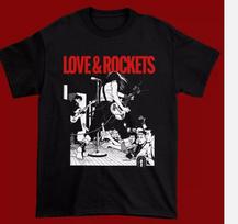 Love and Rockets Band Short Sleeve Cotton Black All Size S-5XL Shirt XXL black