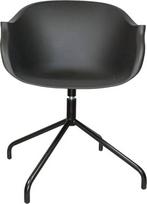 Konferencinė kėdė su porankiais Intesi Roundy Black, sukiojama, juoda