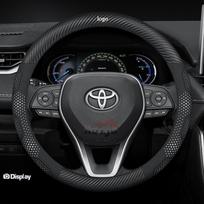 Odinis automobilio vairo užvalkalas, skirtas Toyota CHR RAV4 Corolla Highlander Prius Yaris Prius RAIZE RUSE Auris Camry Priedai