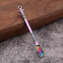 Metal Mini Shovel Spoon Small Spoon Micro-tuning Drug Spoon for Powder Salt Coffee and Dessert Kitchen Accessories LS009