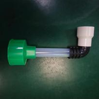 Universal AC Drain Line Cleaning Adapter Plastic Clear Visible AC Condensate Drain Unclogger Water Pressure Resistant Anti-Crack