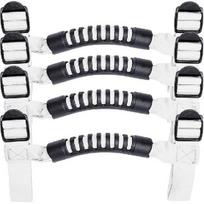 4 X Roll Bar Grab Handles Grip Handle For Jeep Wrangler YJ TJ JK JKU JL JLU Sports Sahara Freedom Rubicon X & Unlimited 1955-2024 2025 (Black) rožinė