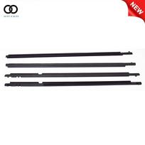 For Toyota Corolla 09 10-2012 4pcs Weatherstrip Window Moulding Trim Seal Belt black